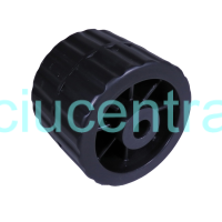 Valčių priekabų ratukas  75x100mm (Ø 15mm) Valčių priekabų ratukas  75x100mm (Ø 15mm)